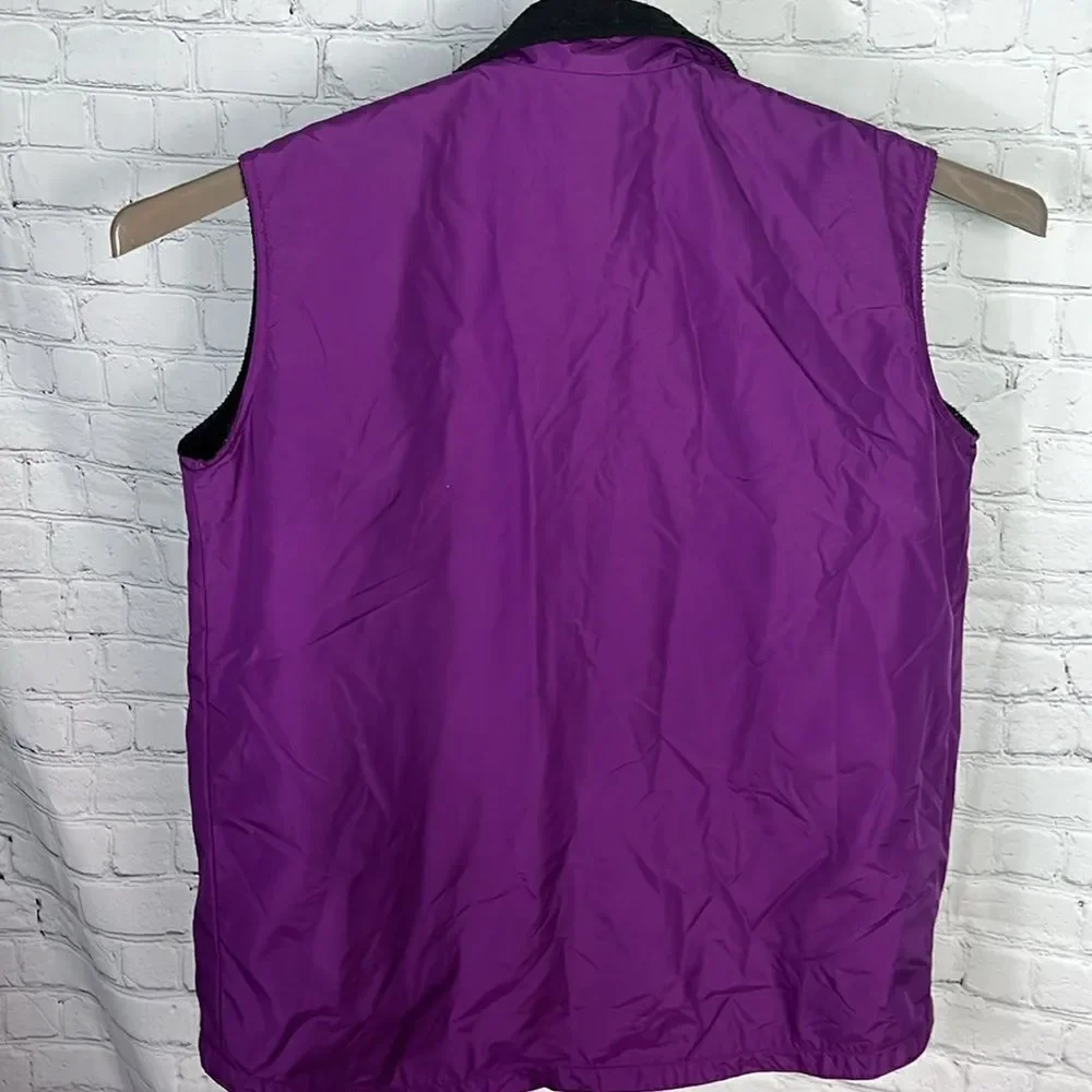 REI Fleece Lined Grape Purple Vest size Youth XL